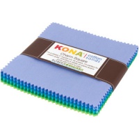 KONA CHARM SQUARES │ 42 Pieces X 5'' Squares │ 4 Colours